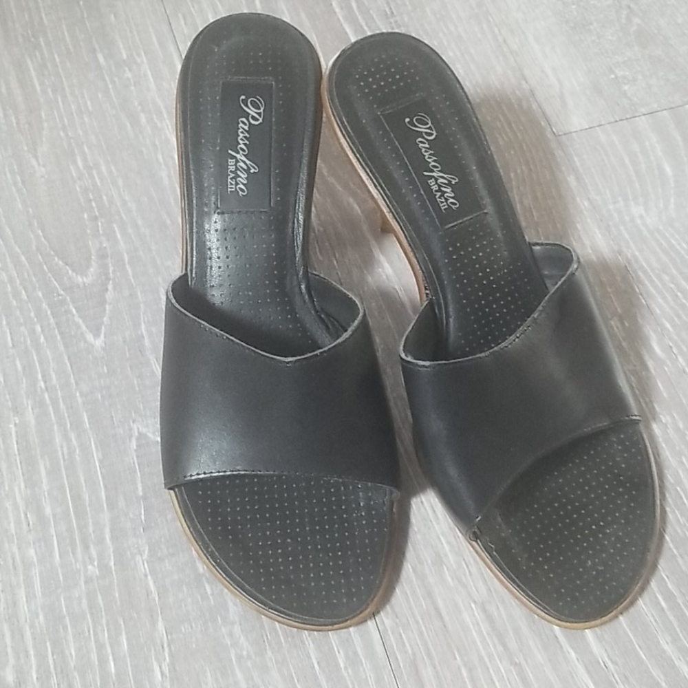 Lightly used black heels